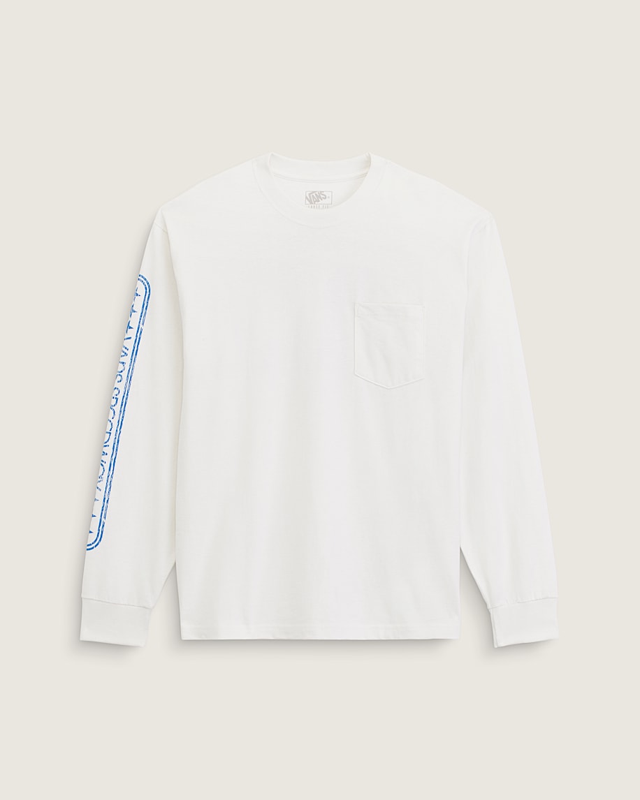 Vans Speedway Long Sleeve TShirt VANS Marshmallow White ALT1