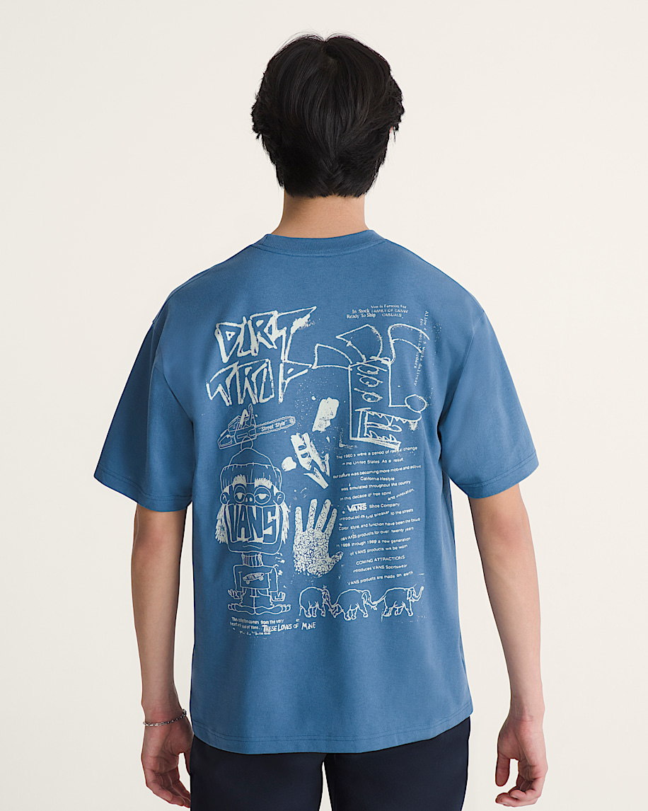 Dirt Trip TShirt VANS True Navy Blue ALT3
