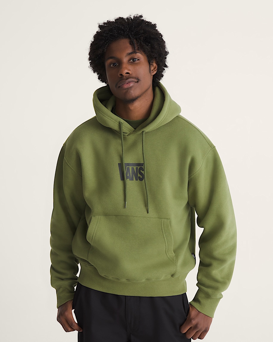 Stretch Logo Pullover Hoodie VANS Green Balsam ALT2