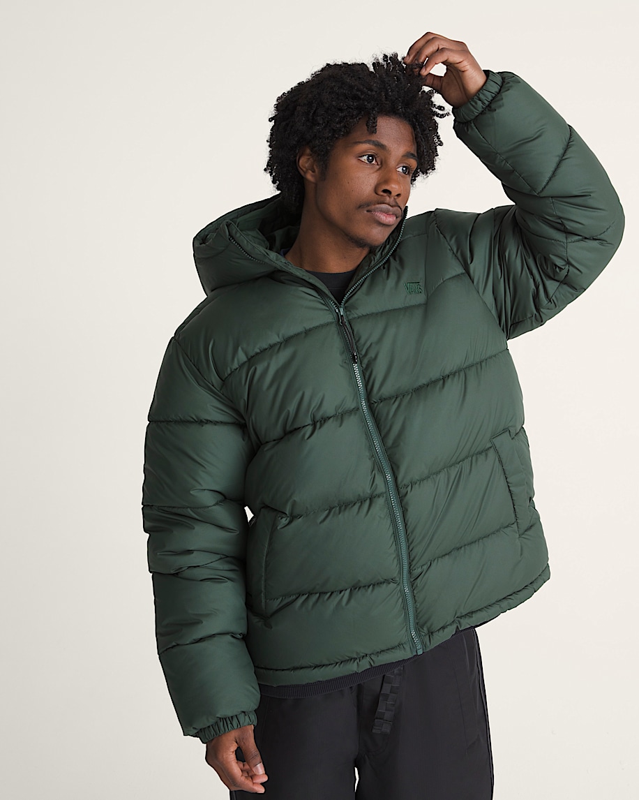 Hillgate Hooded Puffer Jacket VANS Oil Green ALT2