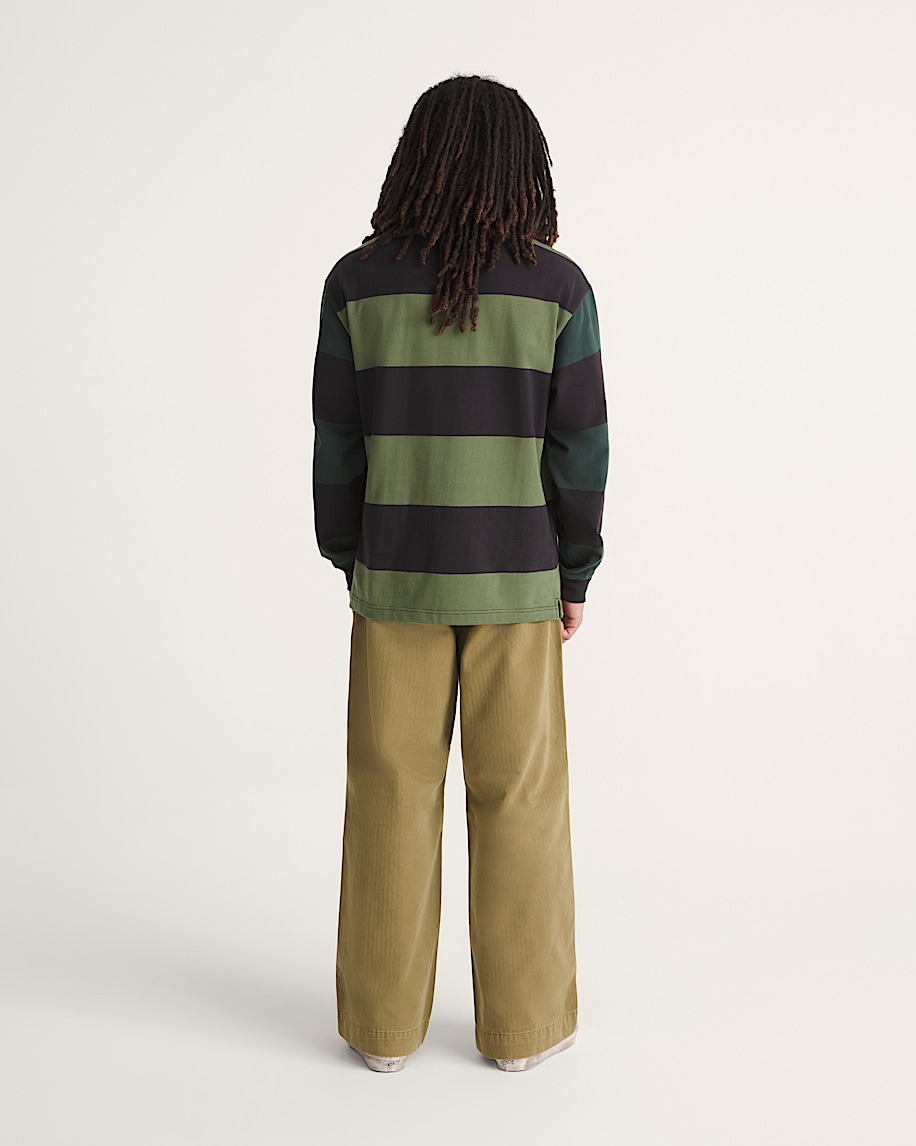 Authentic Chino Loose Pants VANS Olive Brown ALT4