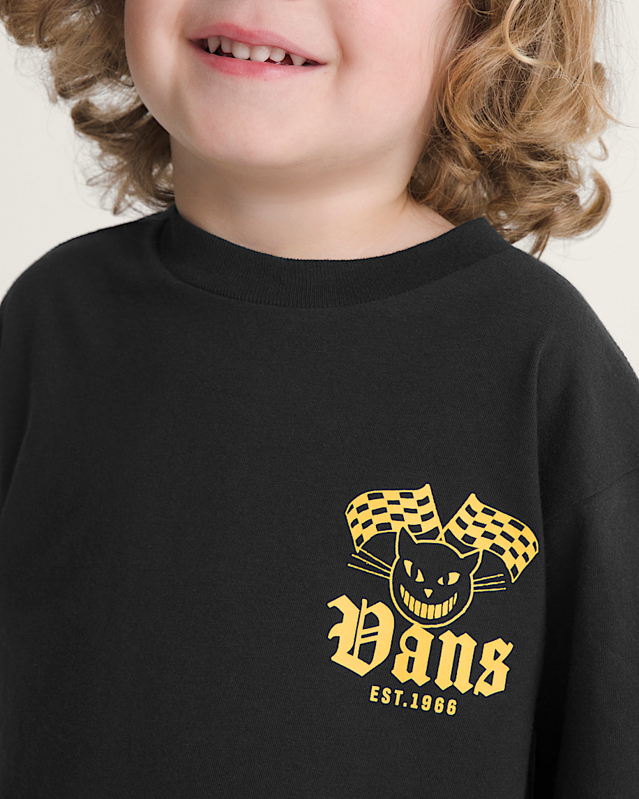 Little Kids Cat Club TShirt VANS Black ALT4