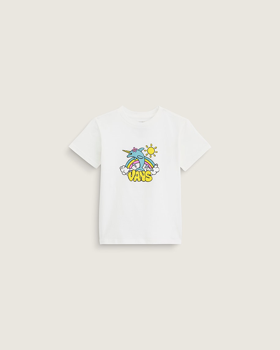 Little Kids Flippercorn TShirt VANS Marshmallow White HERO