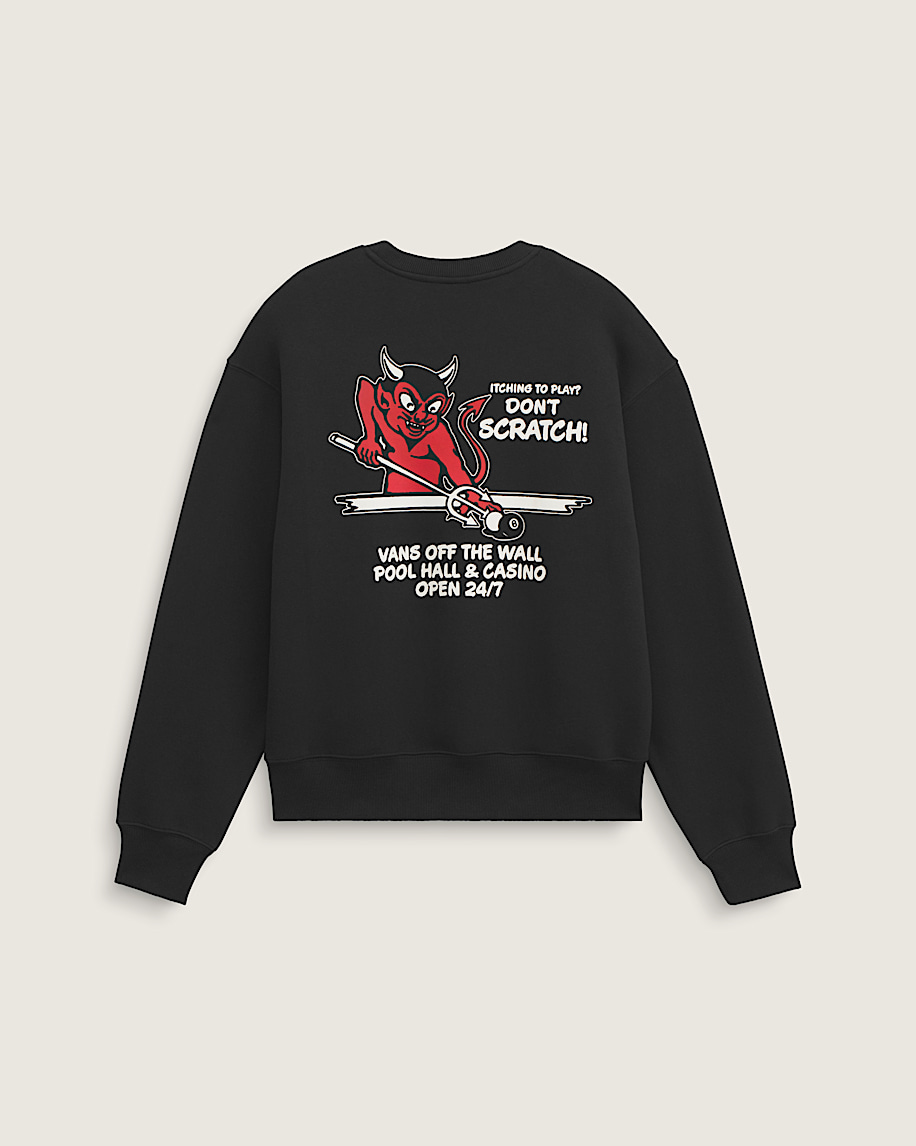 Old Scratch Crew Sweatshirt VANS Black HERO