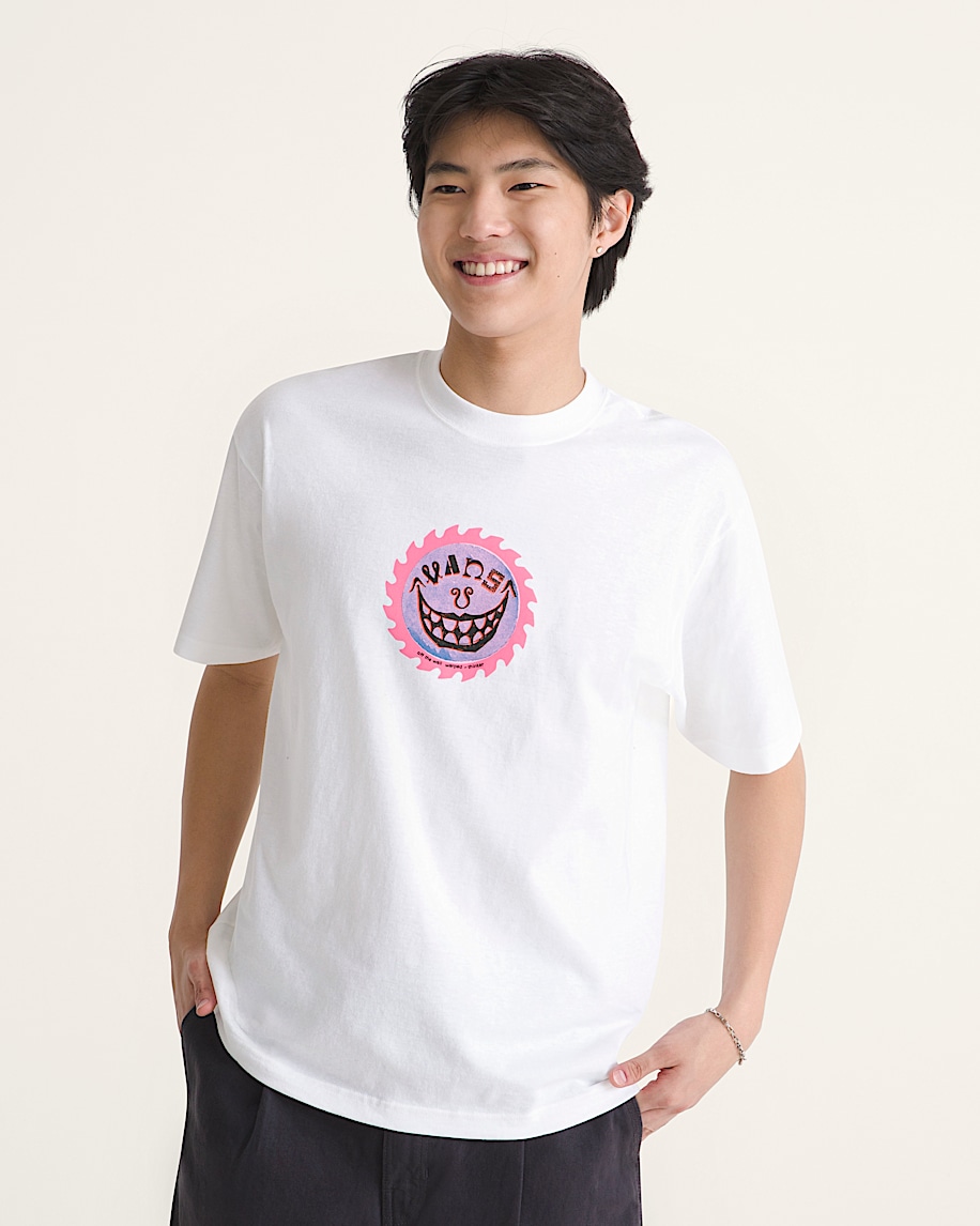 Sharp Smile TShirt VANS White ALT2