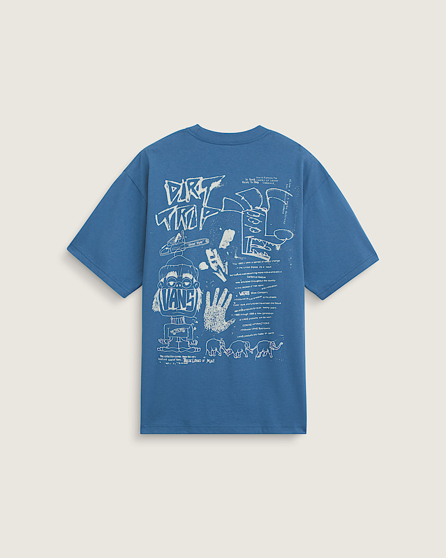 Dirt Trip TShirt VANS True Navy Blue HERO