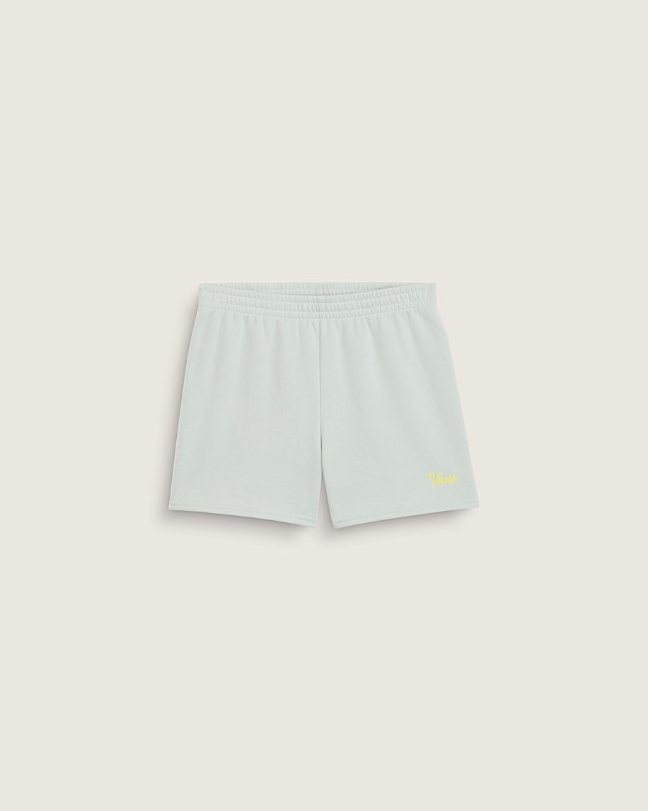 Kids Script Fleece Short VANS Dusty Mint Green HERO