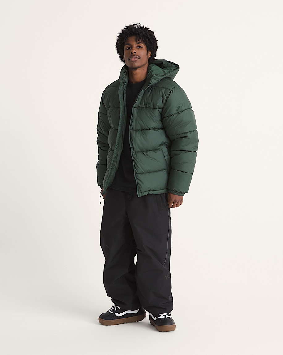 Hillgate Hooded Puffer Jacket VANS Oil Green ALT4