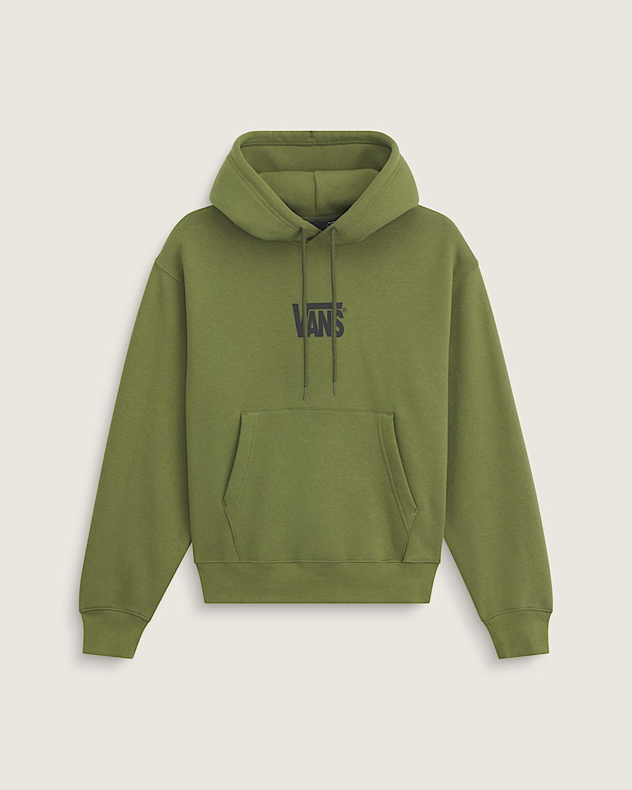 Stretch Logo Pullover Hoodie VANS Green Balsam HERO