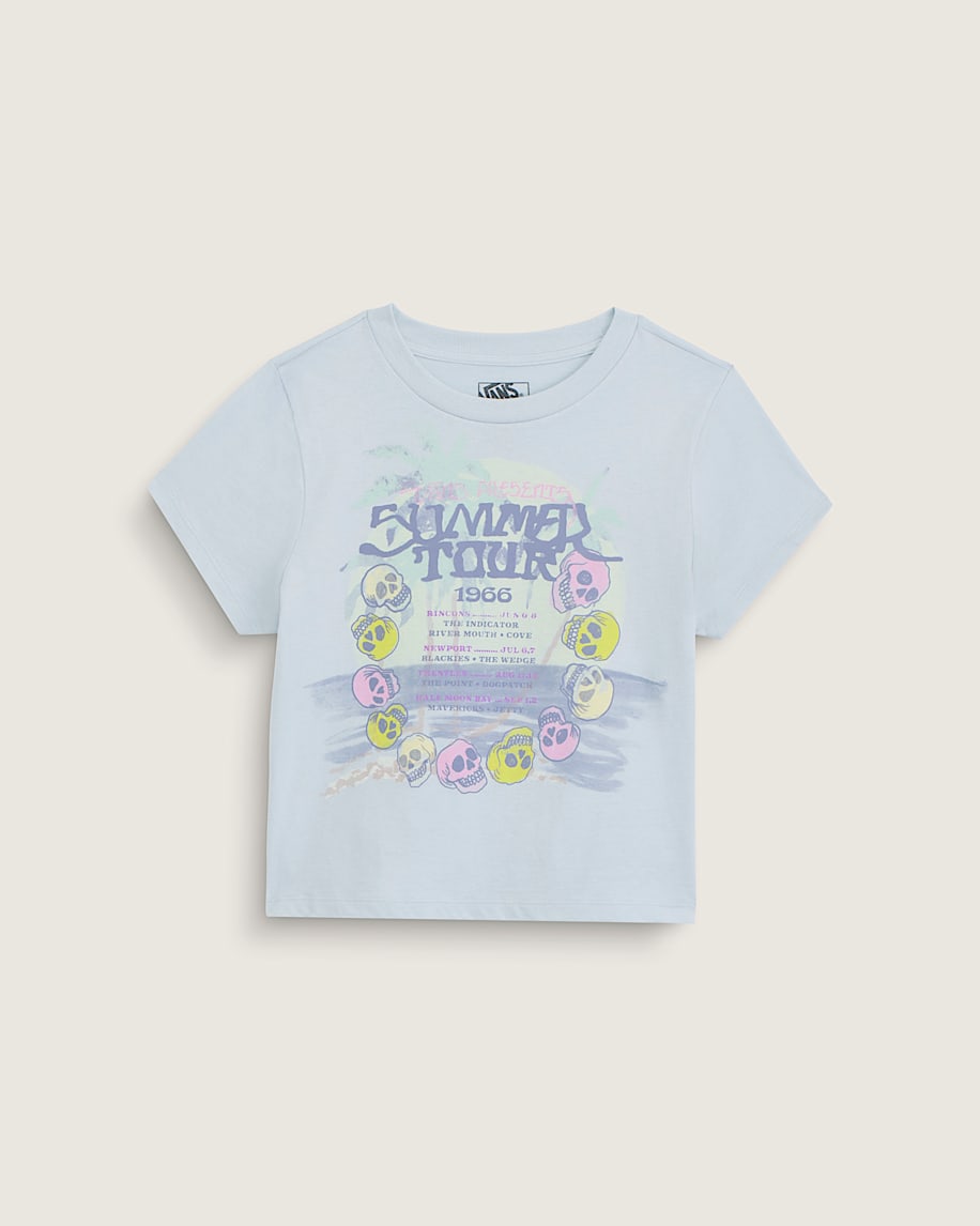 Summer Daze Palm TShirt VANS Dawn Mist Blue HERO