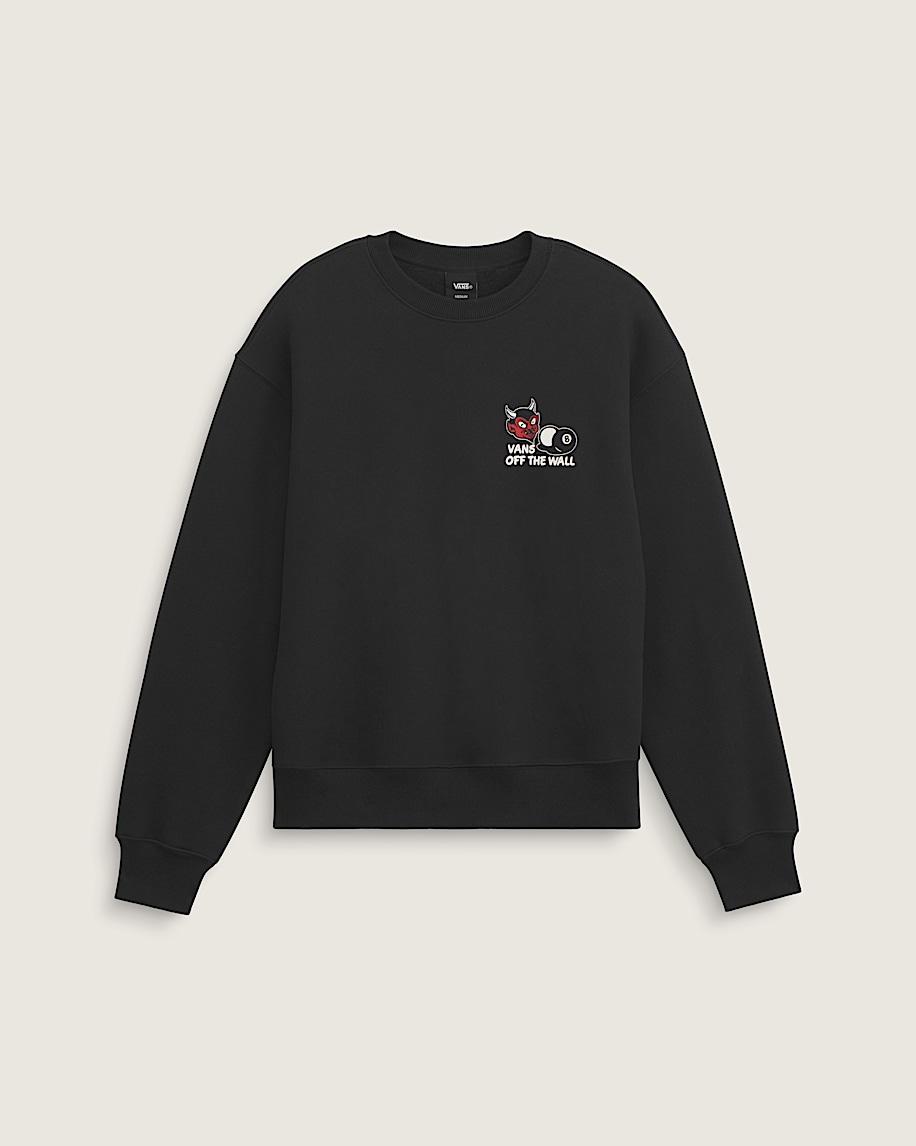 Old Scratch Crew Sweatshirt VANS Black ALT1