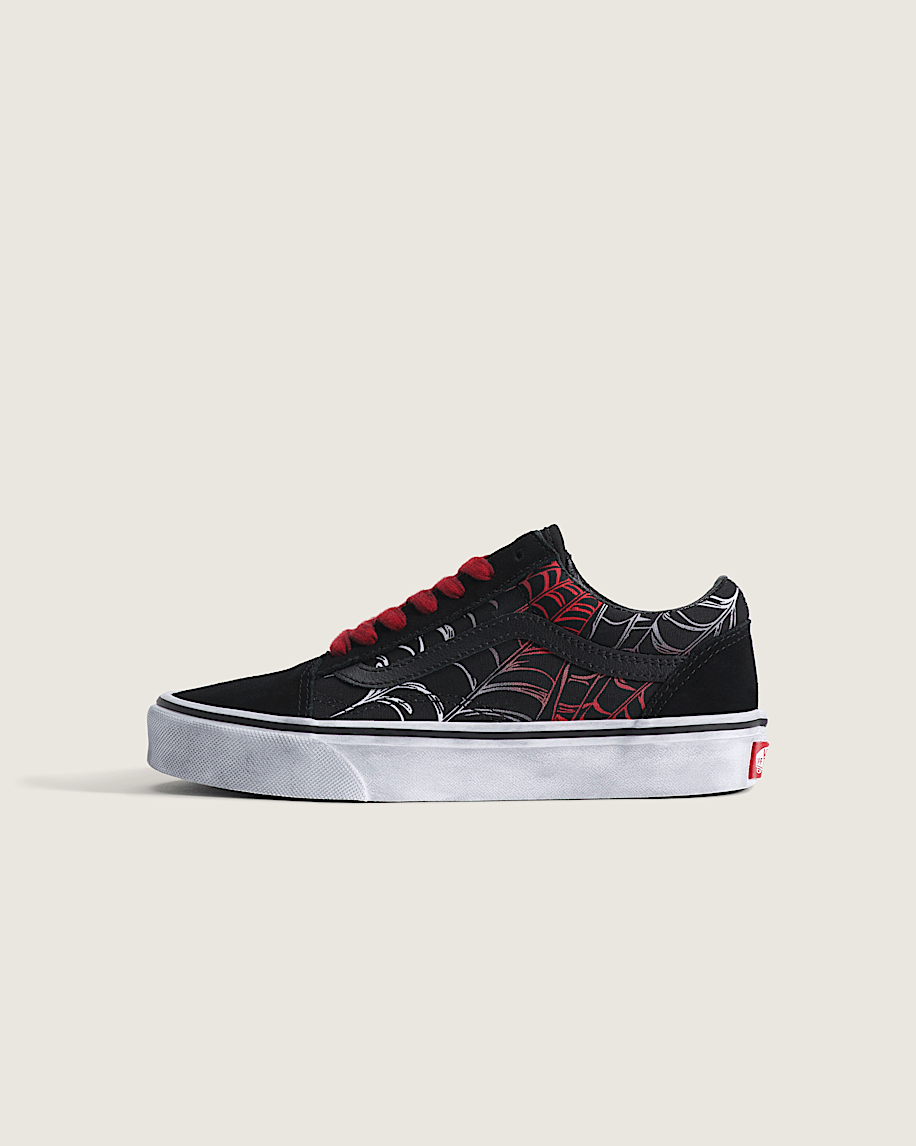 Big Kids Old Skool Halloween Shoe VANS Black HERO