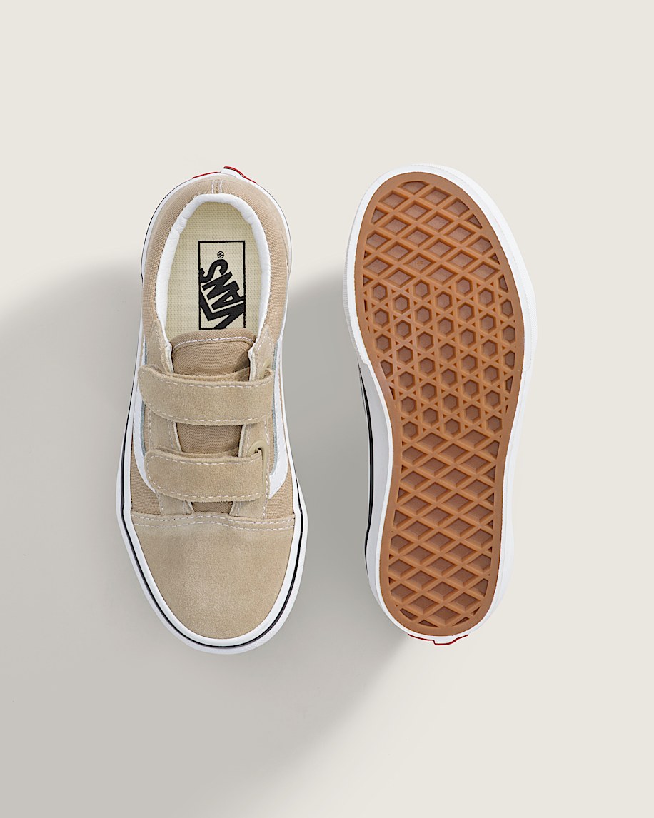 Little Kids Old Skool V Shoe VANS Incense Beige ALT2