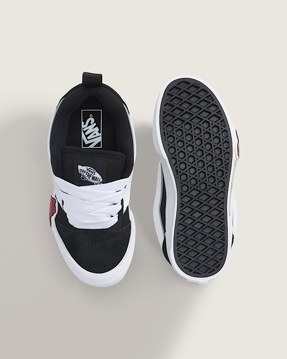 Little Kids Knu Skool Shoe VANS Black  White ALT2