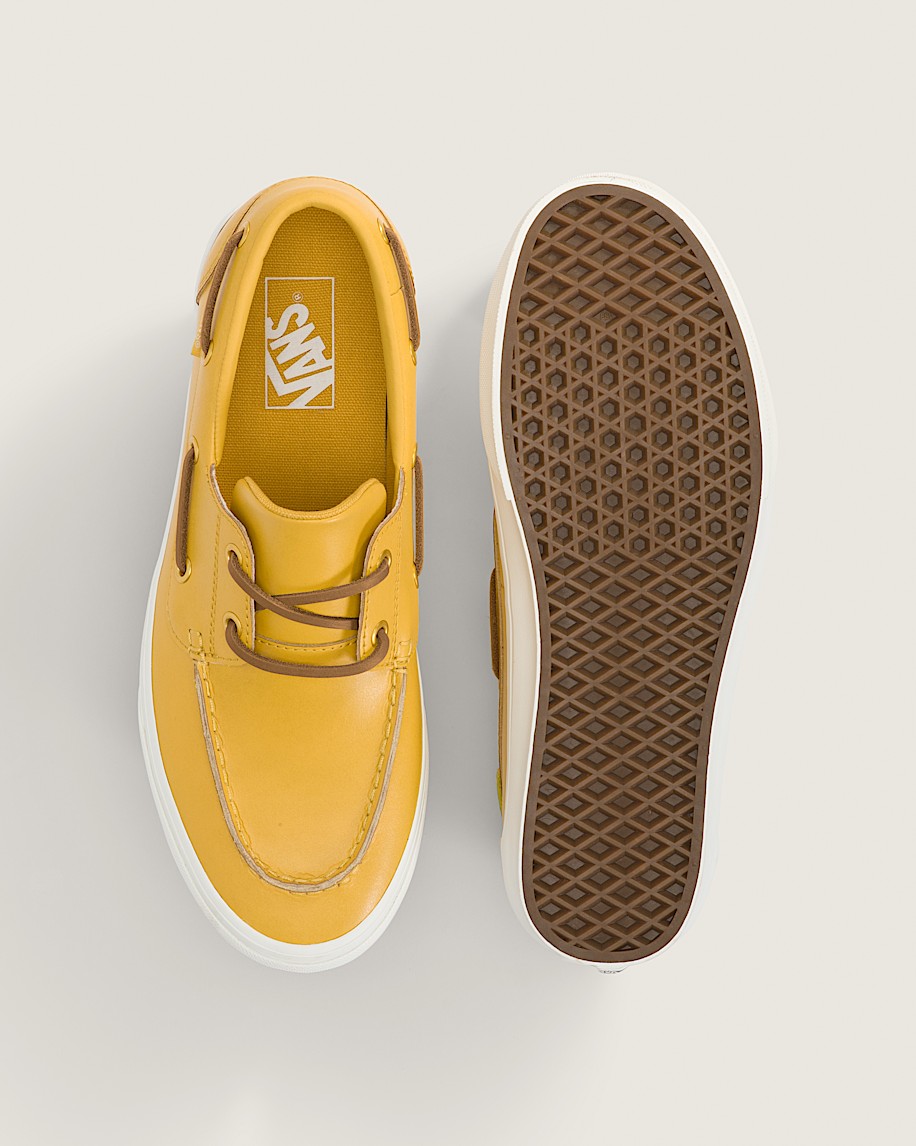 2-Eyelet Boat Shoe in Spicy Mustard Yellow | Vans