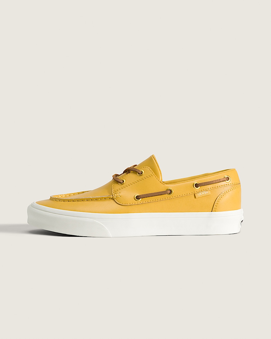 2Eyelet Boat Shoe VANS Spicy Mustard Yellow HERO