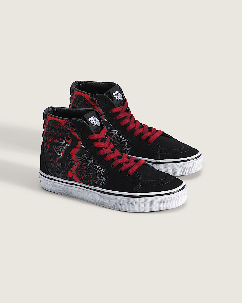 Big Kids Sk8Hi Halloween Shoe VANS Black ALT1