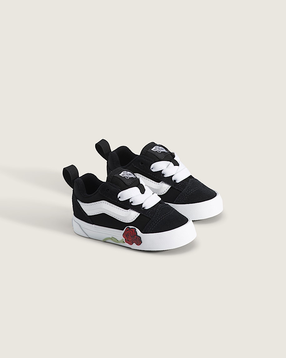 Toddler Knu Skool Shoe VANS Black  White ALT1
