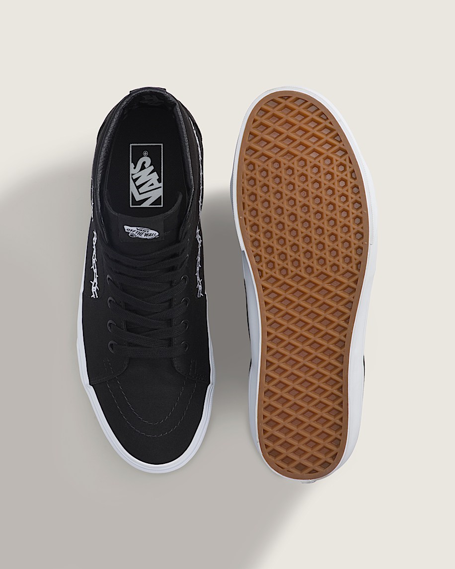 Sk8Hi Shoe VANS Black  True White ALT2