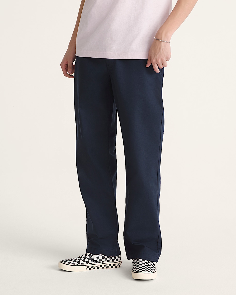 Authentic Chino Straight Pants VANS Parisian Night Blue ALT2