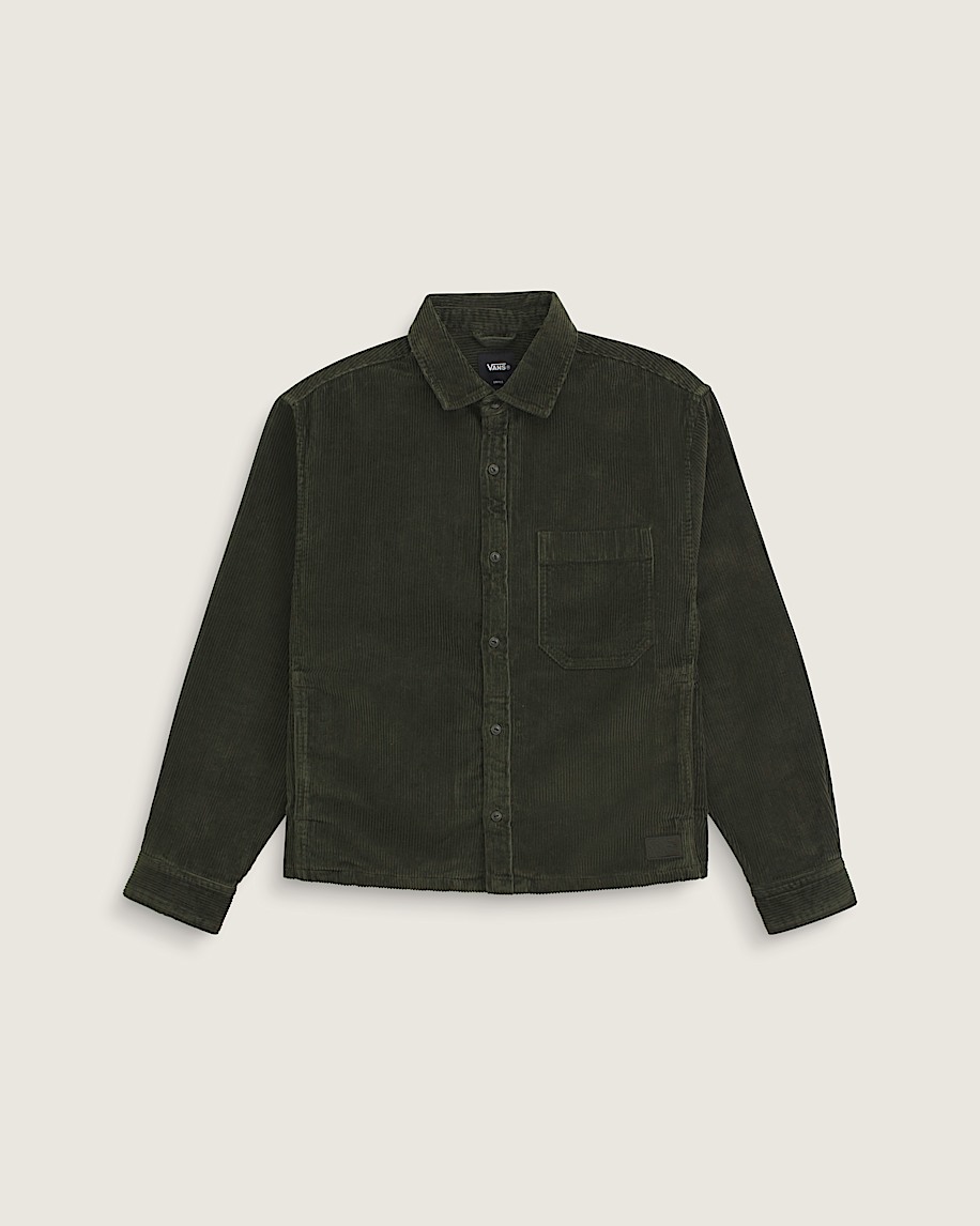 Martinez Overshirt VANS Obsidian Fern Green HERO