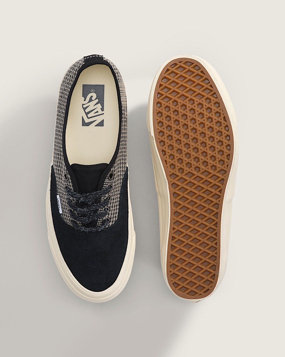 Premium Authentic Shoe VANS Herringbone Black  Tan Brown ALT2