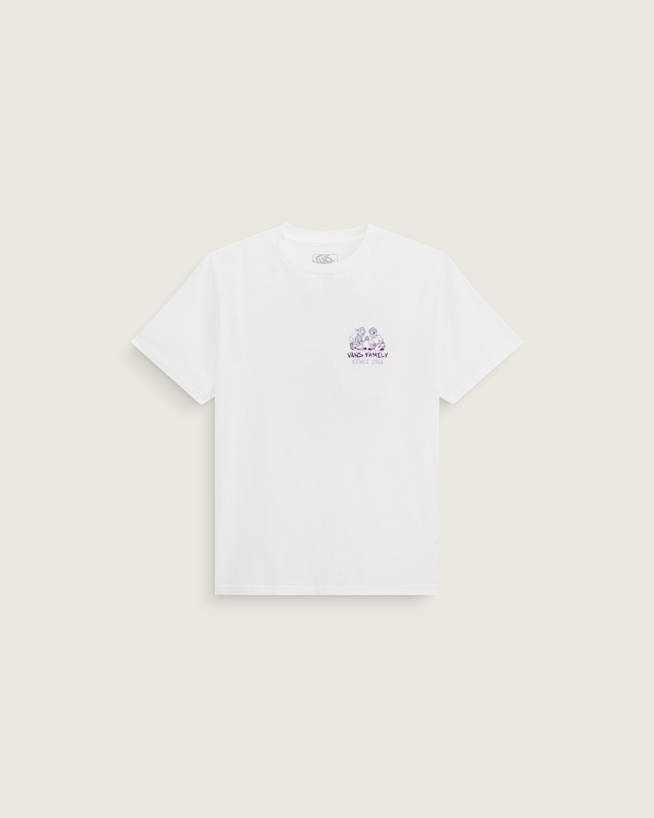 Kids Checker Bros TShirt VANS White ALT1