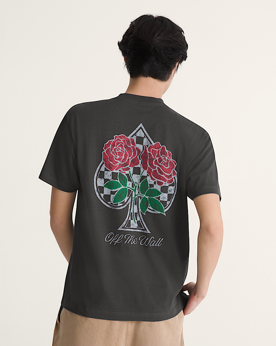 The Painted Rose TShirt VANS Faded Black ALT3