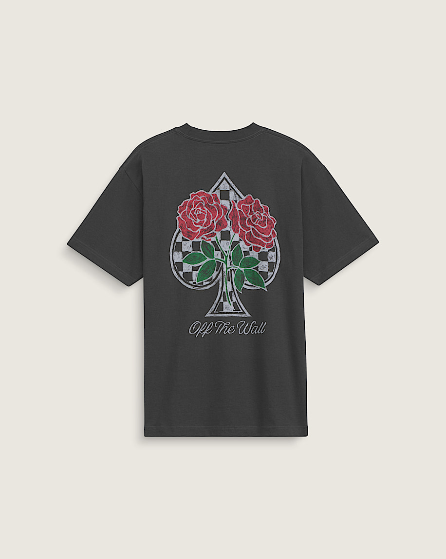 The Painted Rose TShirt VANS Faded Black HERO