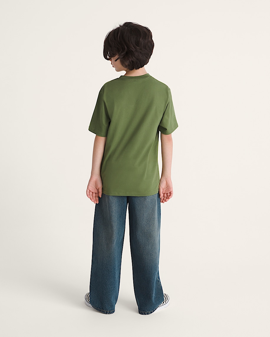 Kids Check5 Baggy Denim Pants VANS Dirty Medium Indigo ALT4