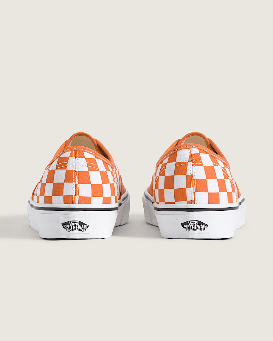 Authentic Shoe VANS Checkerboard Orange  True White ALT3
