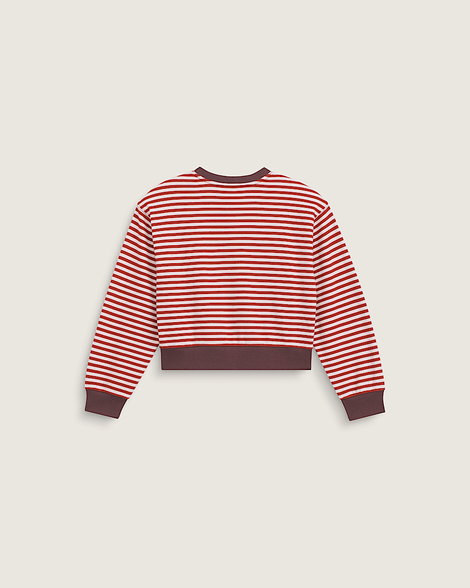 Kids Molley Long Sleeve Henley VANS Pale Petal Pink ALT1