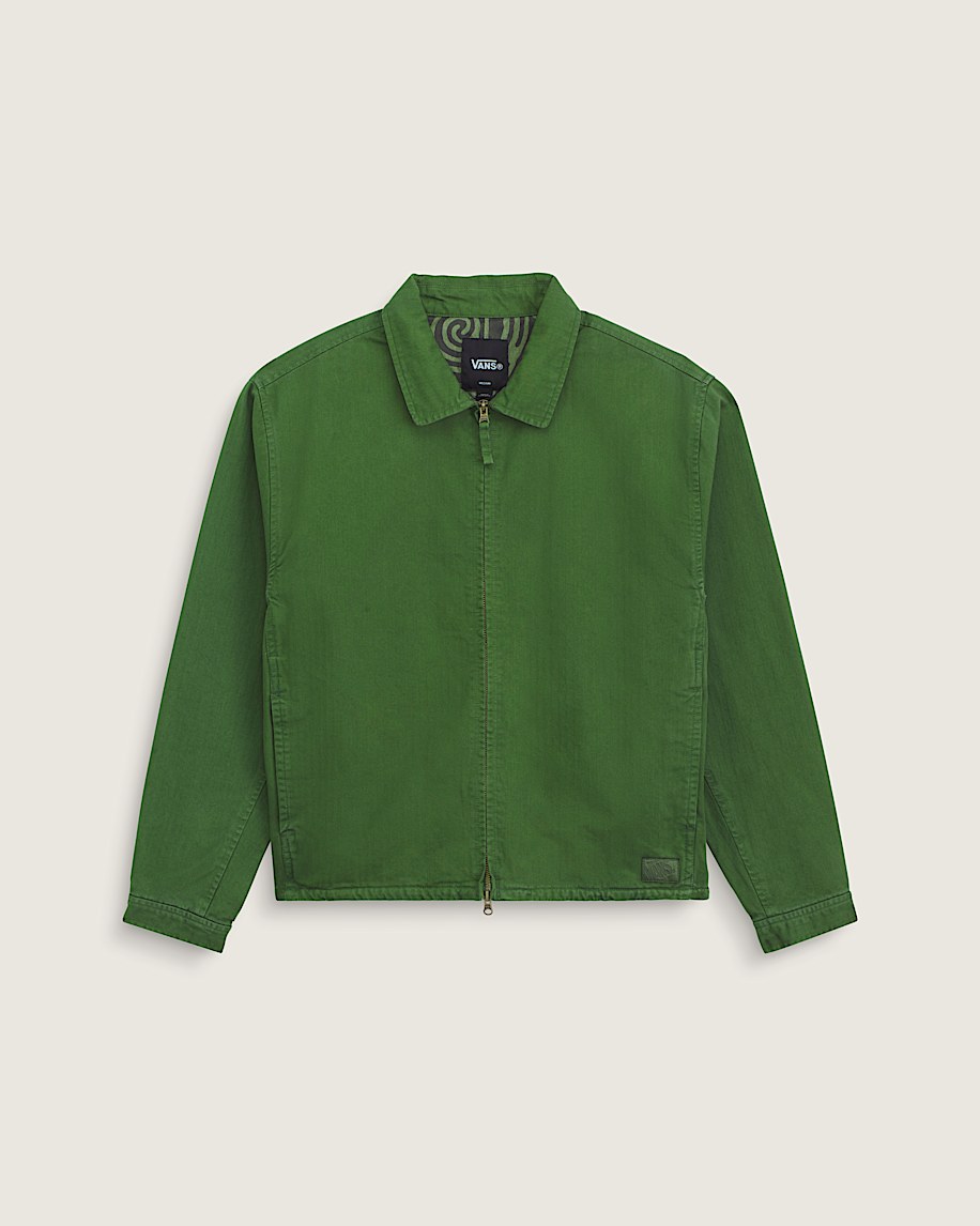 Herringbone Jacket VANS Green Balsam HERO