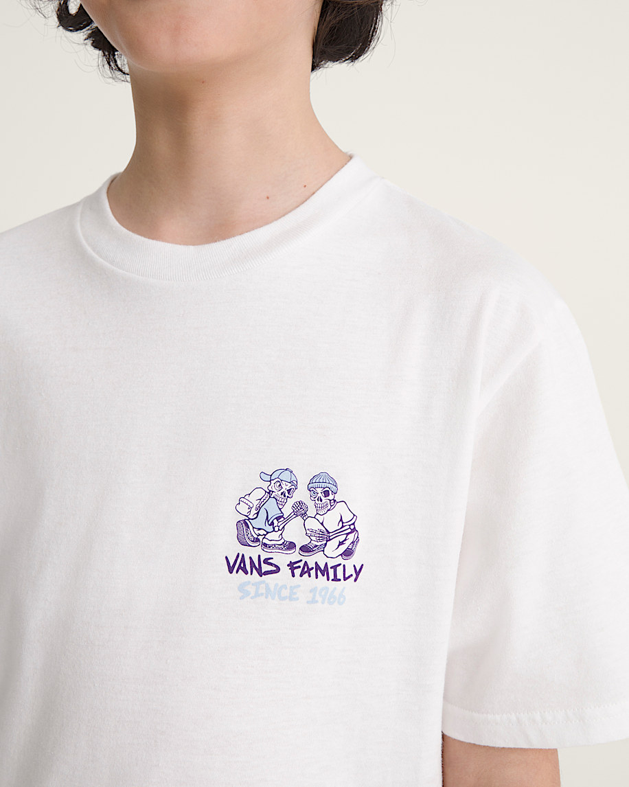 Kids Checker Bros TShirt VANS White ALT4