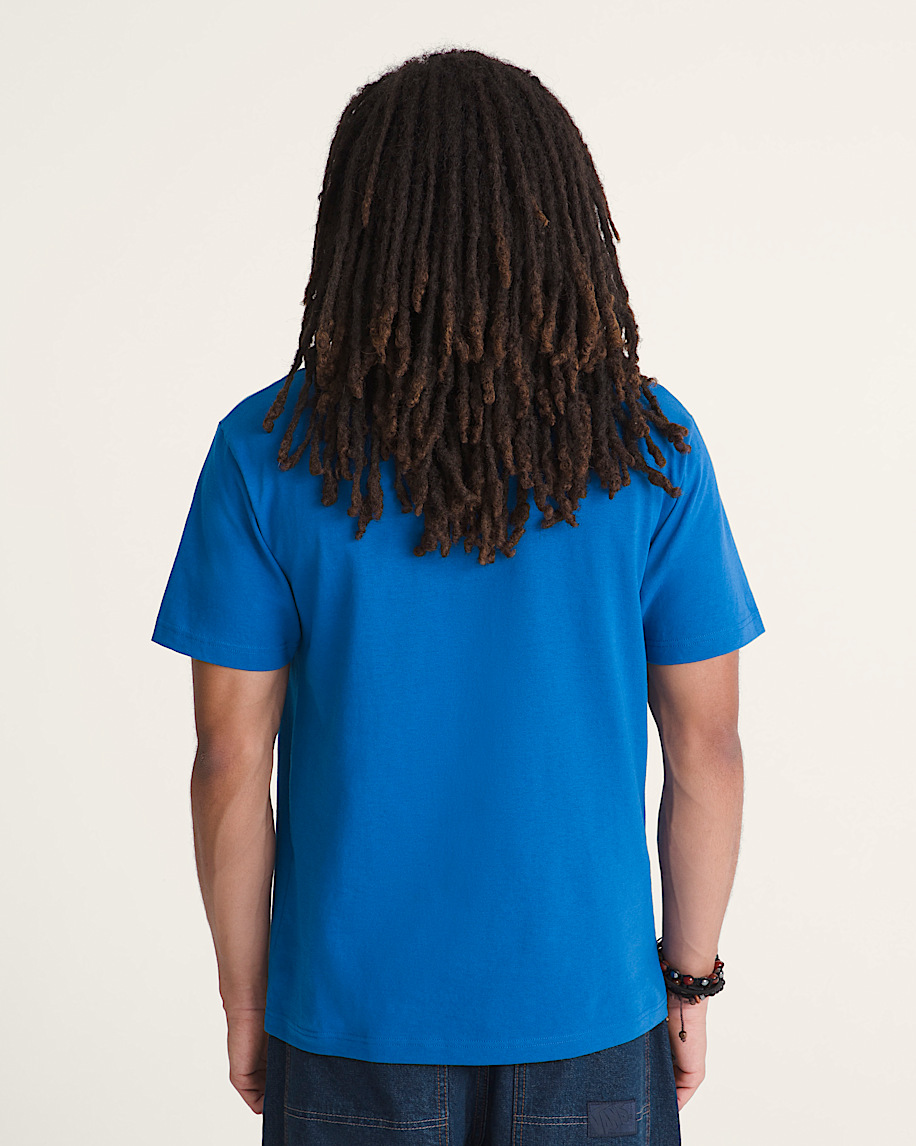 New Left Chest TShirt VANS Classic Blue ALT3