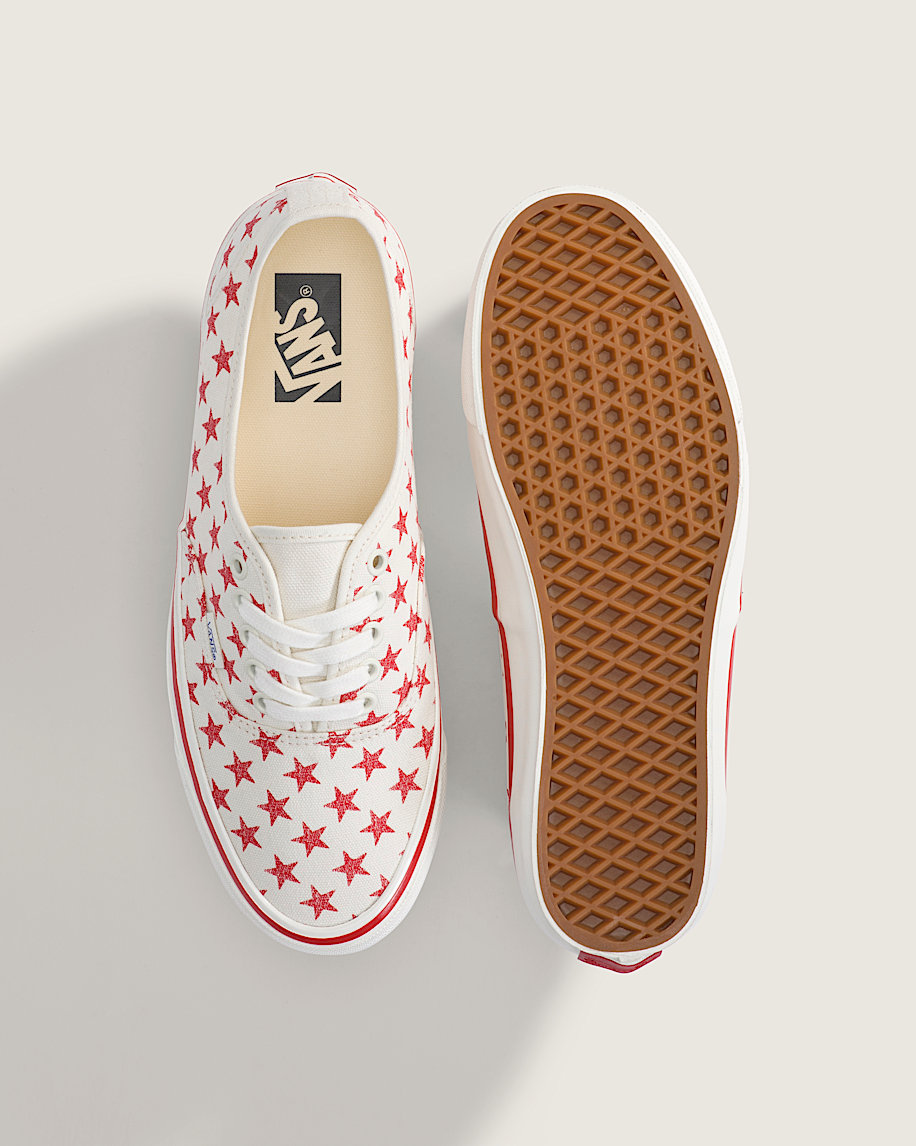 Premium Authentic Shoe VANS Racing Red  Marshmallow White ALT2