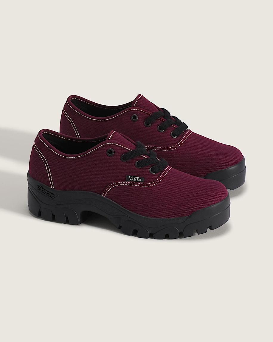 Premium Authentic Oxford Vibram Shoe VANS Port Royale Red ALT1