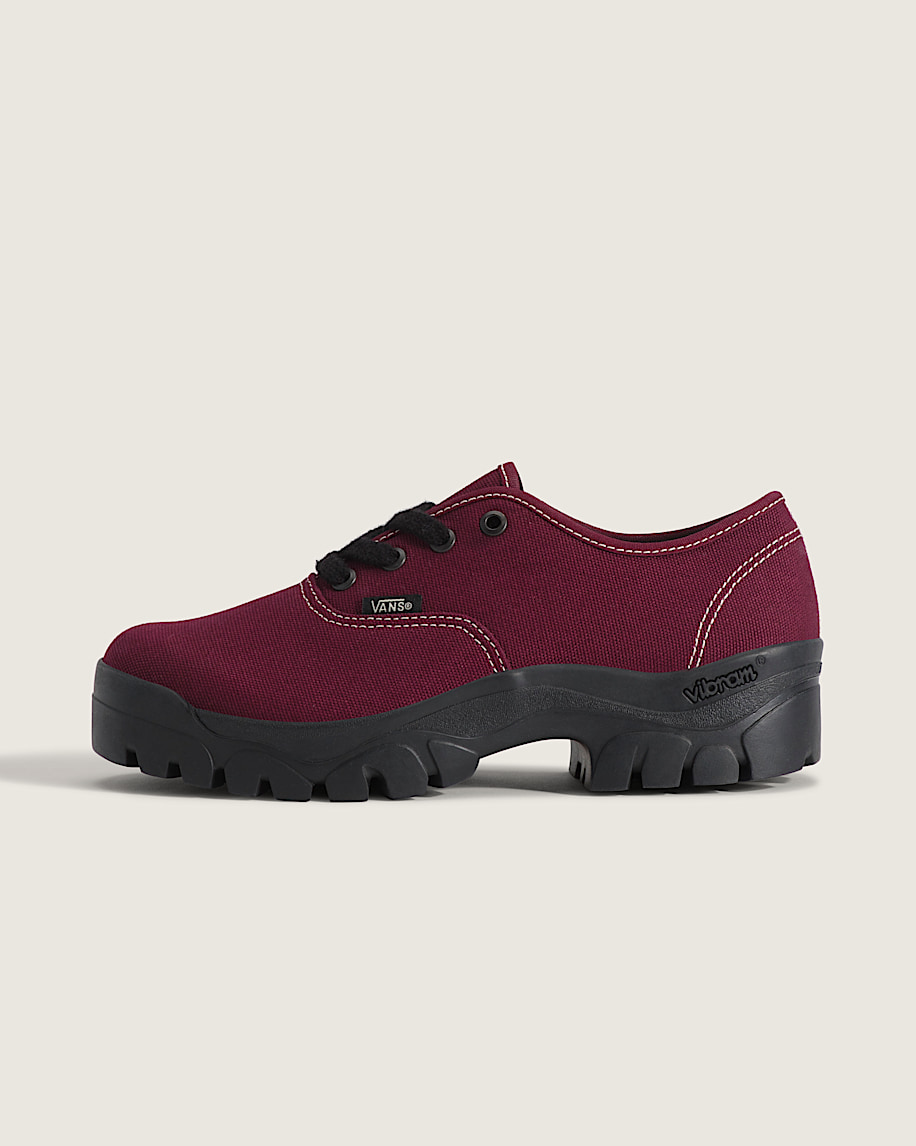 Premium Authentic Oxford Vibram Shoe VANS Port Royale Red HERO