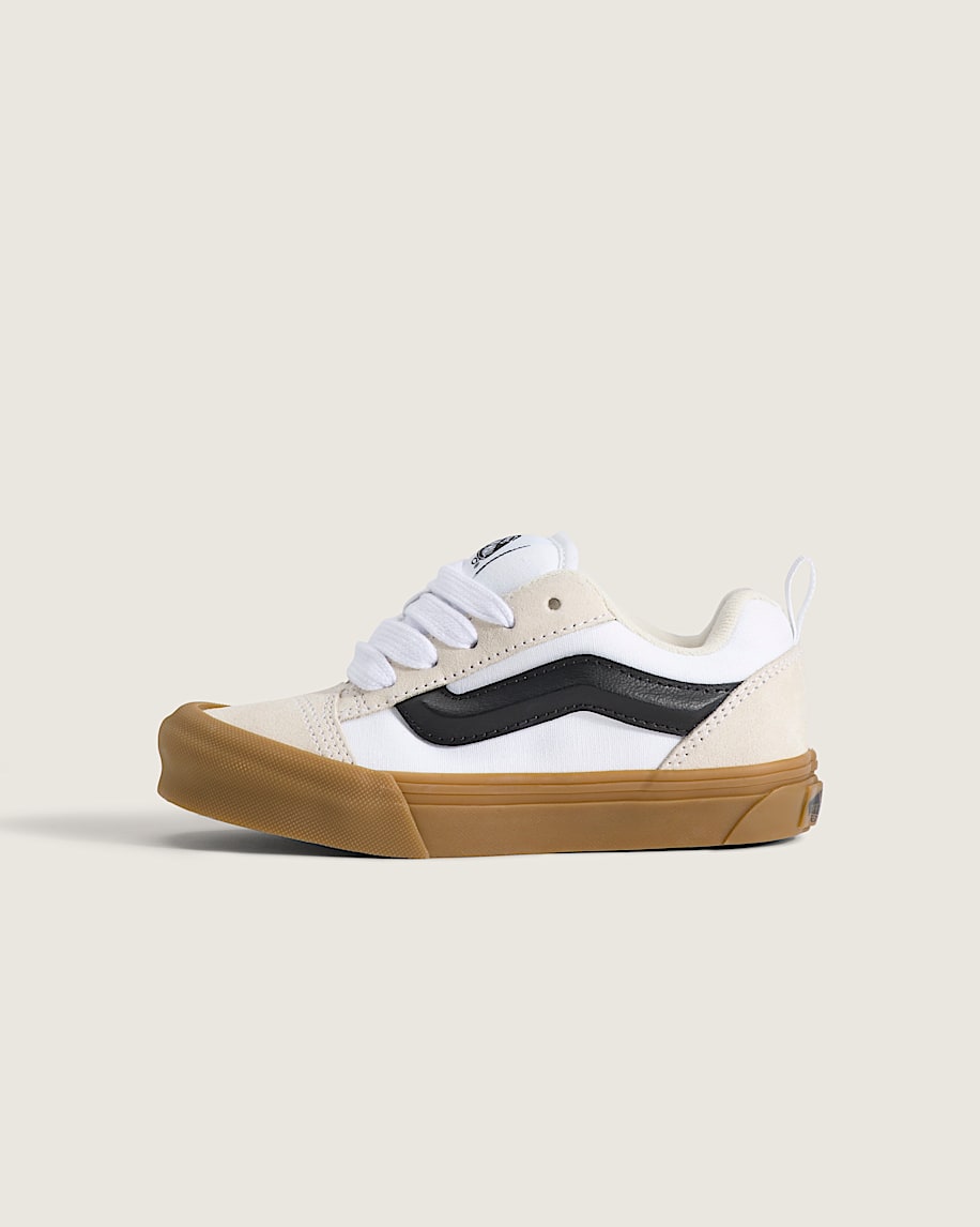 Little Kids Knu Skool Shoe VANS Turtledove White  Marshmallow White HERO