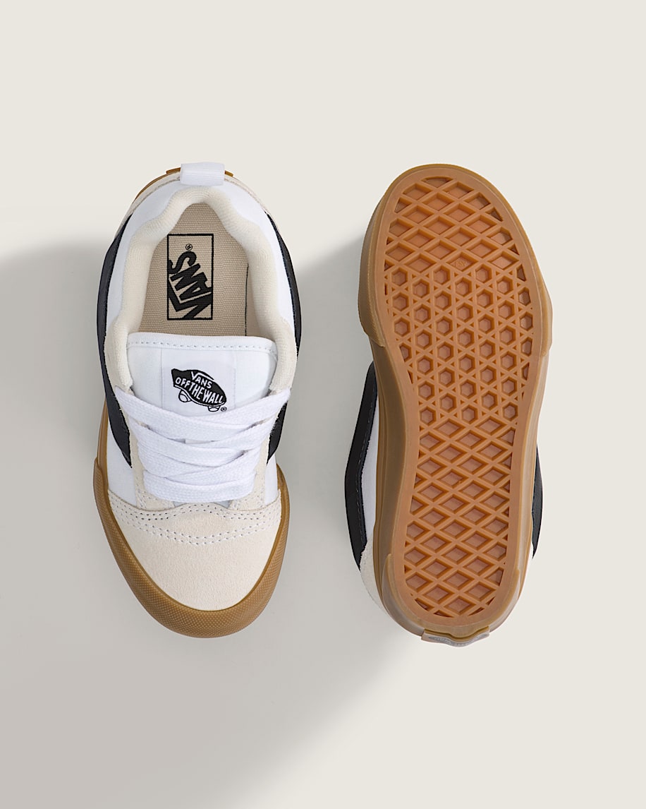 Little Kids Knu Skool Shoe VANS Turtledove White  Marshmallow White ALT2