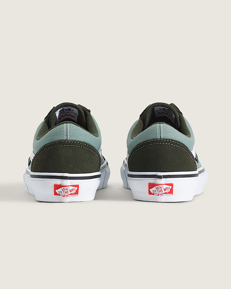 Skate Old Skool Shoe VANS Obsidian Fern Green ALT3