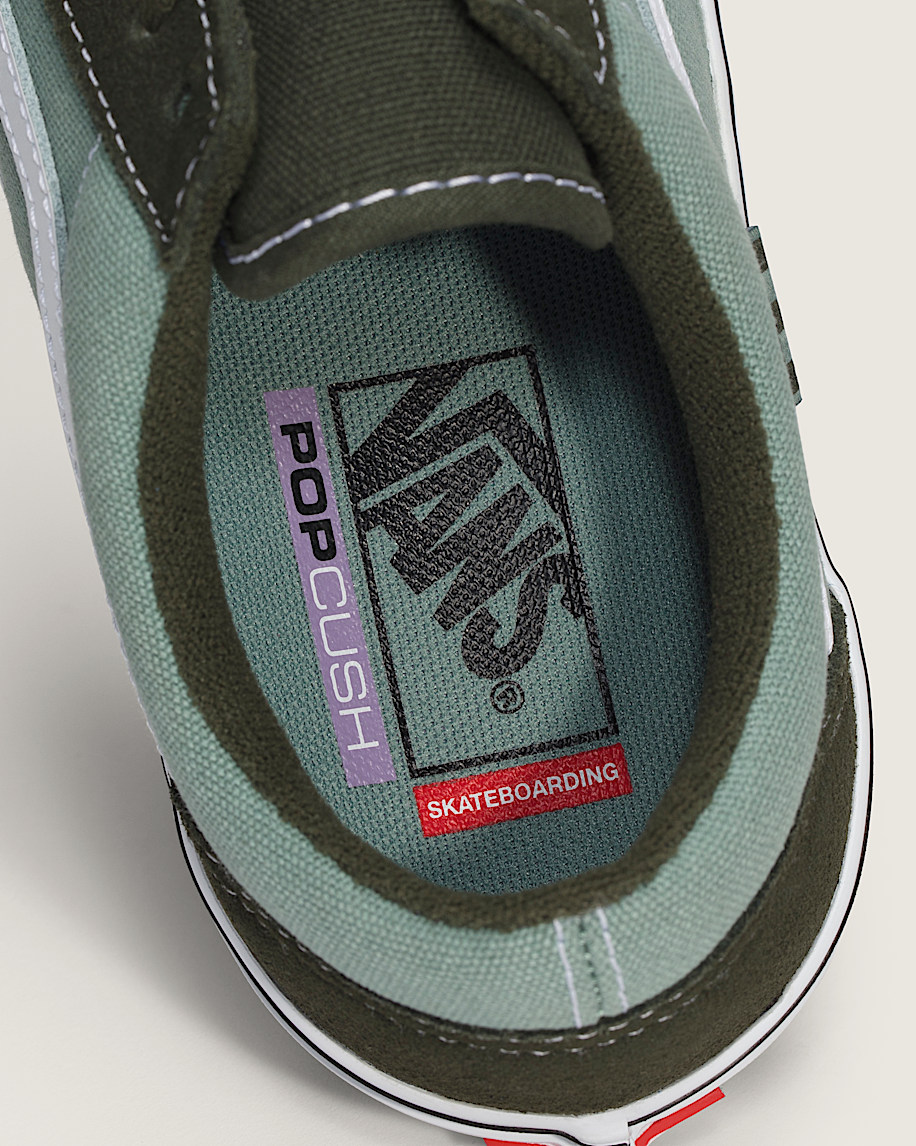 Skate Old Skool Shoe VANS Obsidian Fern Green ALT4
