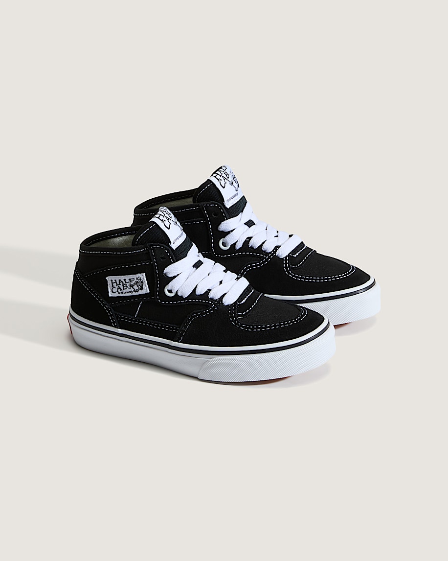Little Kids Half Cab Decon Shoe VANS Black  True White ALT1