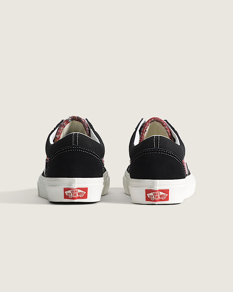 Big Kids Old Skool Shoe VANS Black  Marshmallow White ALT3