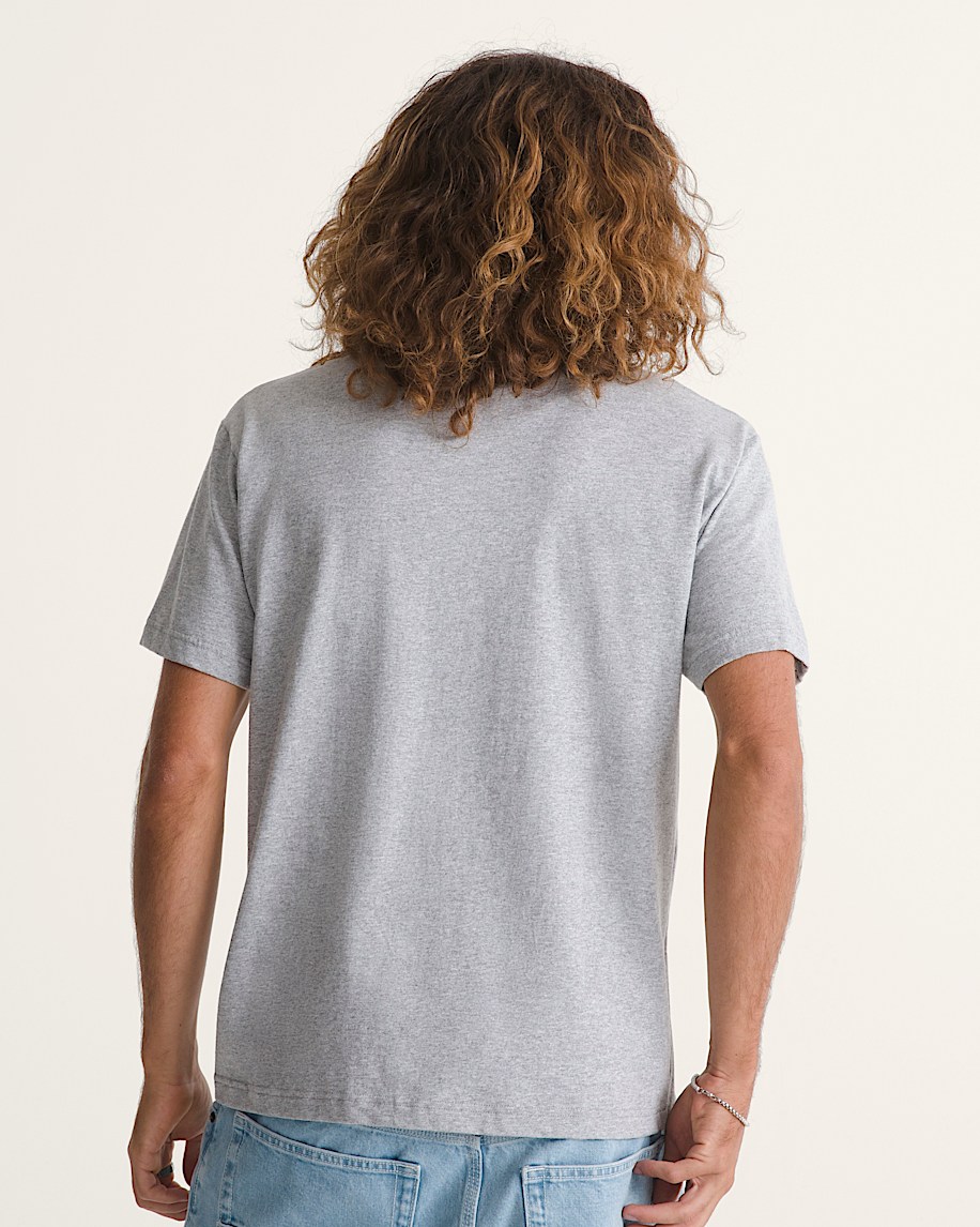 Left Chest Logo T-Shirt in Athletic Heather Grey | Vans