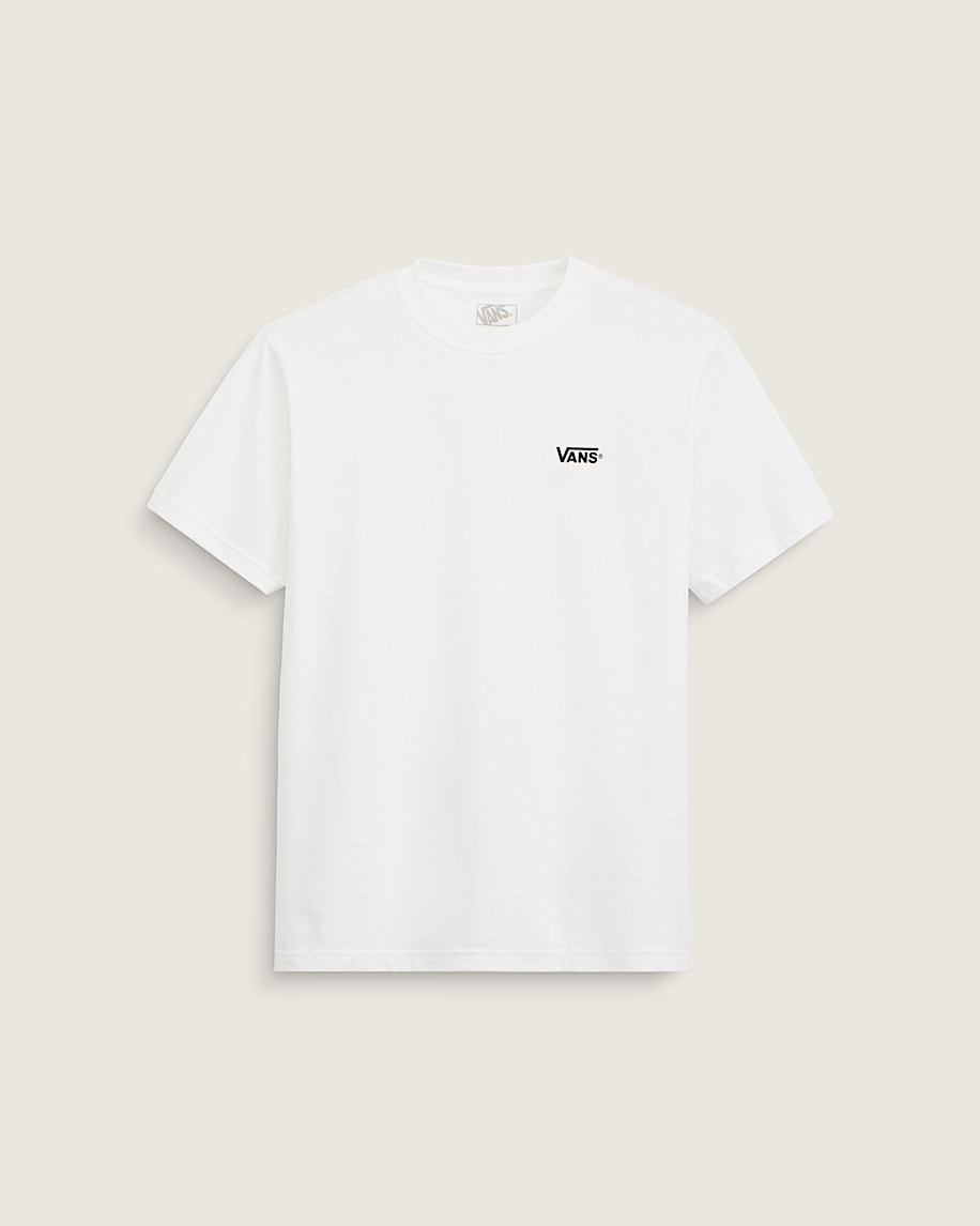 New Left Chest TShirt VANS White  Black HERO