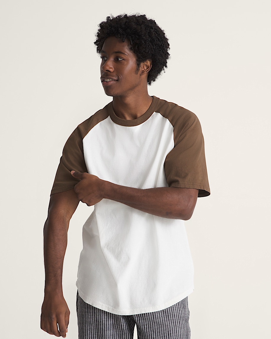 Raglan TShirt VANS Marshmallow White ALT2