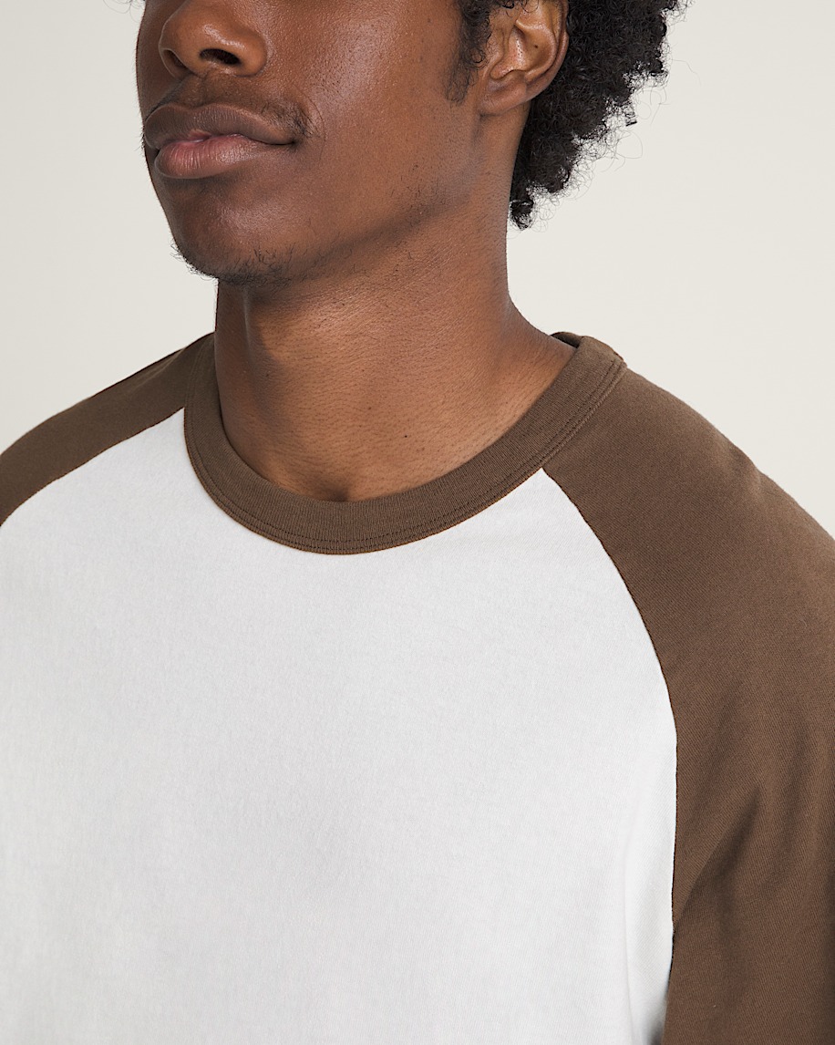 Raglan TShirt VANS Marshmallow White ALT4