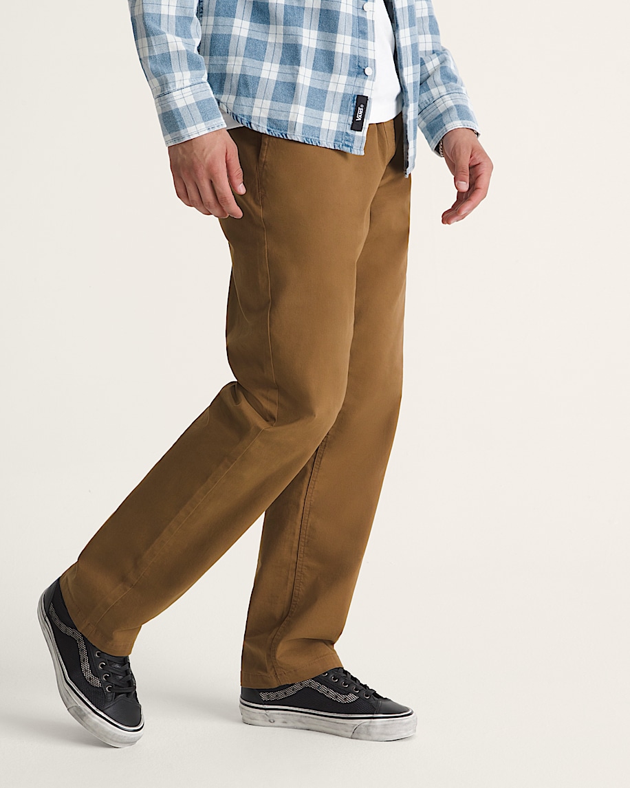Range Relaxed Elastic Pants VANS Dachshund Brown ALT5