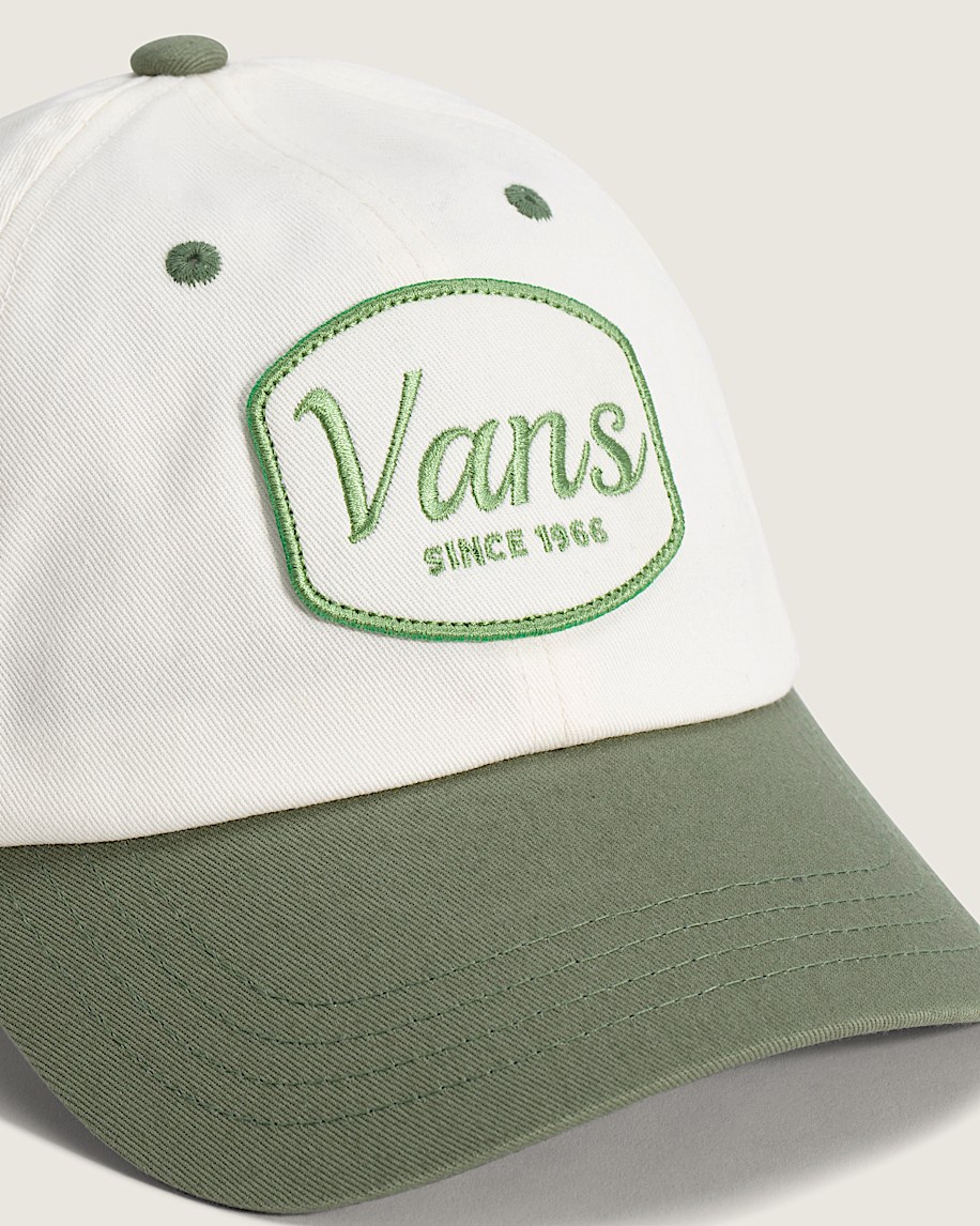 Two Tone Curved Bill Jockey VANS Neutral Olive ALT1